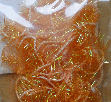 Arctic Ice Fly Tying Tinsel Chenille Orange Fly Tyers Dungeon