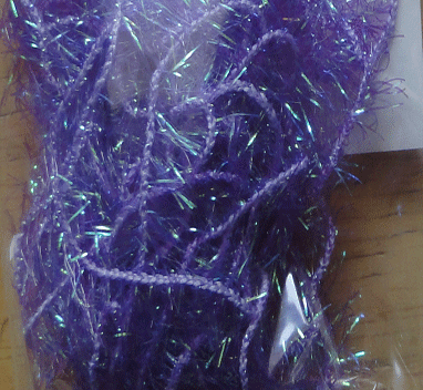 Arctic Ice Fly Tying Tinsel Chenille Purple Fly Tyers Dungeon