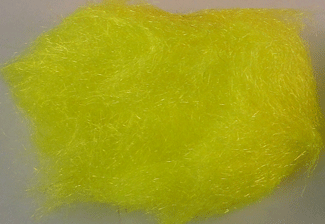 Arctic Snow Dubbing Fly Tying Material Hot Yellow