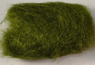 Arctic Snow Dubbing Fly Tying Material Olive