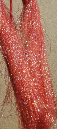 Arctic Ice Fly Tying Pearl Tinsel Pearl Red