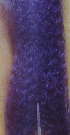 Big Game Hair - Synthetic Fly Tying Hair for Sreamers Grape