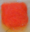 Big Game Dubbing - Mohair long fiber streamer dubbing - Hot Orange