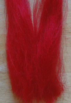 Baitfish Hair - Synthetic Fly Tying Hair Fly Tyers Dungeon Red