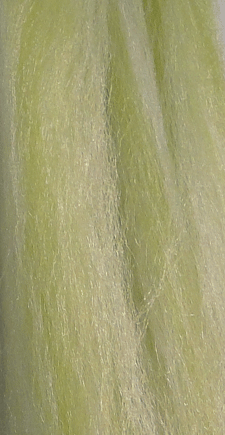 Congo Hair Baitfish Hair Fly Tying Material Synthetic Hair Lake Erie Letumgo Light Olive