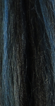 Congo Hair Baitfish Hair Fly Tying Material Synthetic Hair Minnow Back Blue