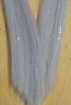 Baitfish Hair Synthetic Fly Tying Hair Flash Bait Gray
