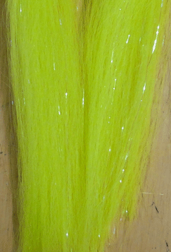 Baitfish Hair Synthetic Fly Tying Hair Flash Chartreuse