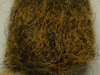 Big Bopper Dubbing - Dry Fly - Deer Hair Substitute - Mottled Gold
