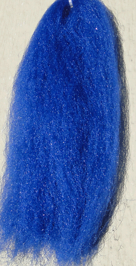 Congo PLUS Synthetic Fly Tying Hair- Pike-Musky-Bass Blue