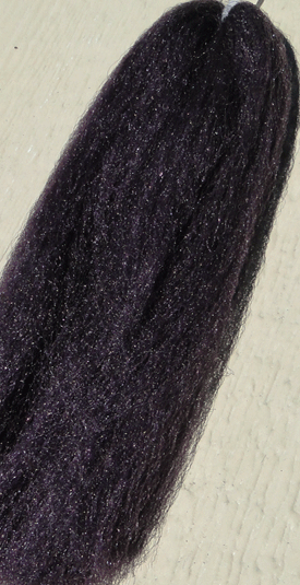 Congo PLUS Synthetic Fly Tying Hair- Pike-Musky-Bass Dark Purple