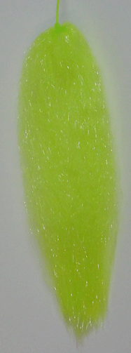 Crystal Hair Fly Tying Synthetic Hair - Hot Chartreuse