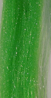 Crystal Web Flash Fly Tying Material Hot Kelly Green