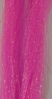 Crystal Web Flash Fly Tying Material Hot Pink