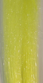 Crystal Web Flash Fly Tying Material Hot Yellow