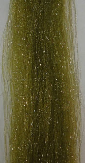 Crystal Web Flash Fly Tying Material Olive