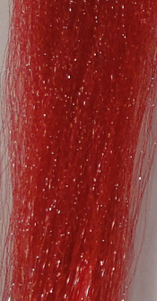 Crystal Web Flash Fly Tying Material Red