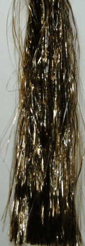 Fish Flash Clear and Clear Colors Fly Tying Tinsel Tan