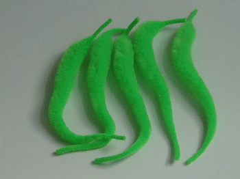 Gator Tails - Chartreuse - Fly Tying Materials - FTD