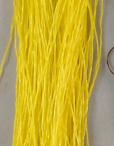 Medium Bug Legs  Fly Tying Material Yellow