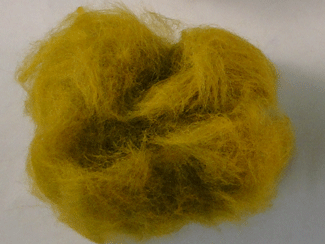 Mottled Bull Frawg Dubbing Fly Tying Material BWO Gold