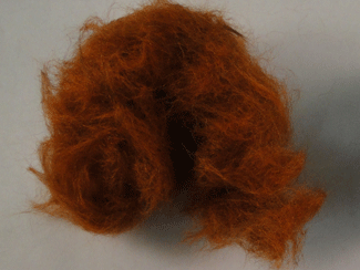 Mottled Bull Frawg Dubbing Fly Tying Material Rusty Caddis