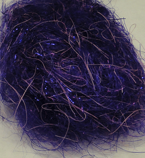 NK Dubbing - Long Fiber Tinsel Streamer Dubbing - Fly Tyers Dungeon - Grape Soda