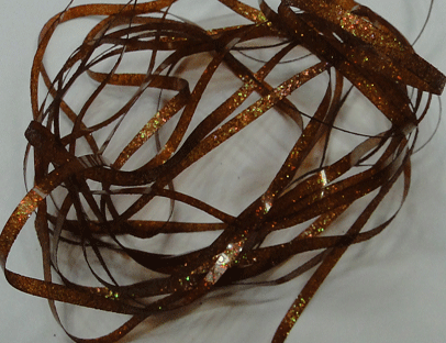 SP Pearsl Bug Back Fly Tying Material Nymph Back Material Brown