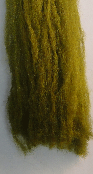 Shuck Yarn Fly Tying Material Olive
