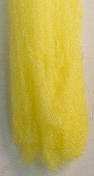 Shuck Yarn Fly Tying Material Pale Yellow