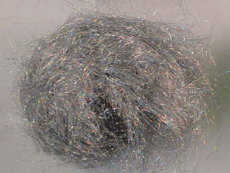 StarBurst Dubbing Fly Tying Material Holo Silver