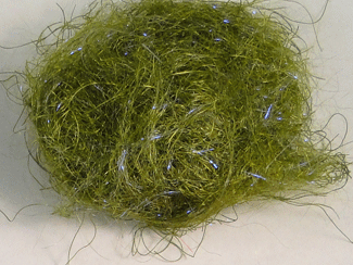 The Kraken Enhanced Dubbing Fly Tying Material Olive