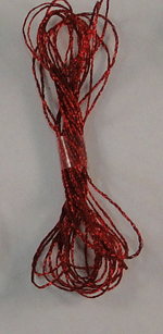 Tinsel Twist Fly Tying Material Red